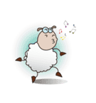 Very Funny and Fluffy-white Sheep Vol II（個別スタンプ：33）