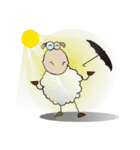 Very Funny and Fluffy-white Sheep Vol II（個別スタンプ：39）