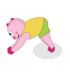 One of us: The Plump Pink, Love yoga！（個別スタンプ：17）
