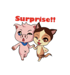 Little Pig with small meow（個別スタンプ：16）