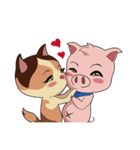 Little Pig with small meow（個別スタンプ：17）