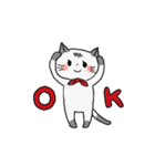 ねこ姉妹（個別スタンプ：1）