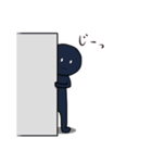 シンプルブルーマン（個別スタンプ：20）