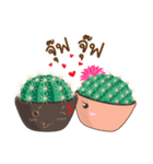 Melo ＆ Mone Cactus（個別スタンプ：8）