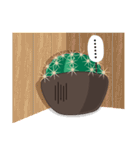 Melo ＆ Mone Cactus（個別スタンプ：33）