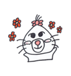 のんびりみーちゃん（個別スタンプ：3）