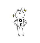 腹で語るねこ（個別スタンプ：21）