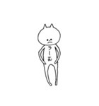 腹で語るねこ（個別スタンプ：34）
