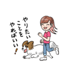 a bold adventure of a positive girl（個別スタンプ：6）