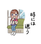 a bold adventure of a positive girl（個別スタンプ：30）