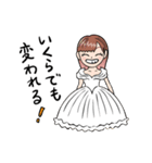 a bold adventure of a positive girl（個別スタンプ：38）