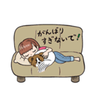 a bold adventure of a positive girl（個別スタンプ：39）
