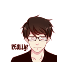 That One Guy With Glasses.（個別スタンプ：10）