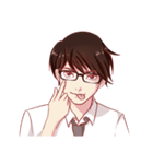 That One Guy With Glasses.（個別スタンプ：13）