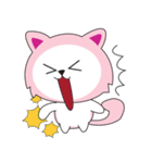 Sweet Pink Cat Daily（個別スタンプ：9）