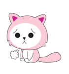 Sweet Pink Cat Daily（個別スタンプ：37）