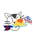 ネコのにゃんごくん（個別スタンプ：9）