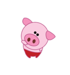 Pink Pig Wearing a Red Pants animate（個別スタンプ：14）