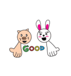 Piggy ＆ Angie,,Let's have FUN！！！（個別スタンプ：2）