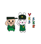 Piggy ＆ Angie,,Let's have FUN！！！（個別スタンプ：6）