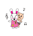 Piggy ＆ Angie,,Let's have FUN！！！（個別スタンプ：14）