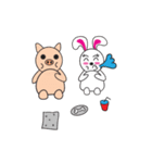 Piggy ＆ Angie,,Let's have FUN！！！（個別スタンプ：22）