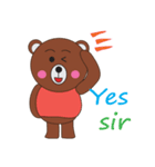 bu bear（個別スタンプ：14）