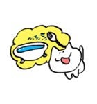 おもちみたいな白猫と仲間達（個別スタンプ：8）