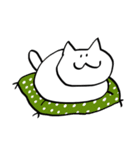 おもちみたいな白猫と仲間達（個別スタンプ：16）