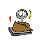 おもちみたいな白猫と仲間達（個別スタンプ：34）