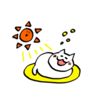 おもちみたいな白猫と仲間達（個別スタンプ：37）