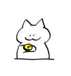おもちみたいな白猫と仲間達（個別スタンプ：38）