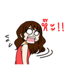 Lily funny girl (THAI)（個別スタンプ：18）