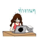 Lily funny girl (THAI)（個別スタンプ：31）