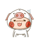 whisper pig buns（個別スタンプ：28）