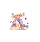 お着物のようせいたち（個別スタンプ：5）