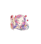 お着物のようせいたち（個別スタンプ：8）