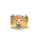お着物のようせいたち（個別スタンプ：10）