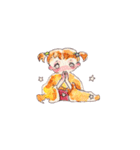 お着物のようせいたち（個別スタンプ：13）