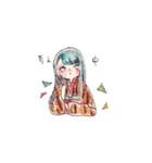 お着物のようせいたち（個別スタンプ：15）