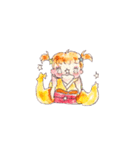 お着物のようせいたち（個別スタンプ：17）