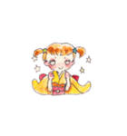 お着物のようせいたち（個別スタンプ：19）