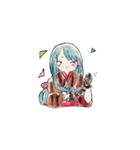 お着物のようせいたち（個別スタンプ：20）