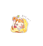 お着物のようせいたち（個別スタンプ：21）