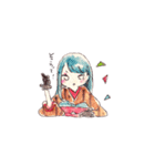 お着物のようせいたち（個別スタンプ：23）