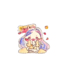 お着物のようせいたち（個別スタンプ：24）