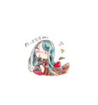 お着物のようせいたち（個別スタンプ：36）