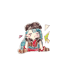 お着物のようせいたち（個別スタンプ：40）