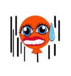B.B Orange balloon.（個別スタンプ：19）
