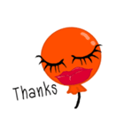 B.B Orange balloon.（個別スタンプ：20）